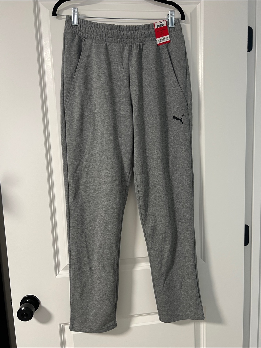 Puma Heather Gray Men's Jogger Sweatpants